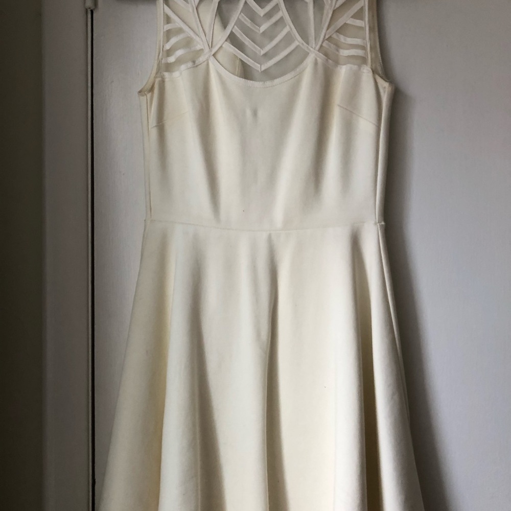 Design Lab White Halter Neck Dress